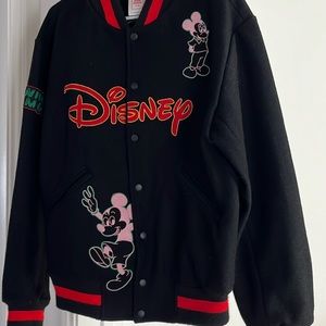 Disney opening ceremony Mickey varsity jacket Rare